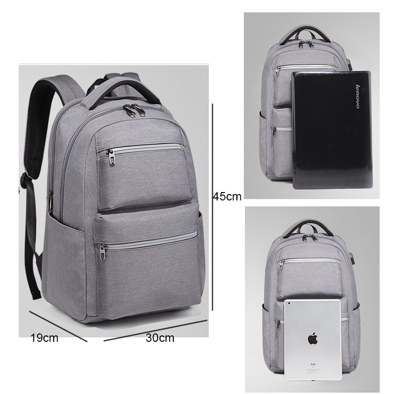 Sac à dos fonctionnel pour hommes, tendance, sac de voyage de pour étudiant, sac d'école pour homme, sac pour ordinateur portable de 15.6 pouces, nouvelle