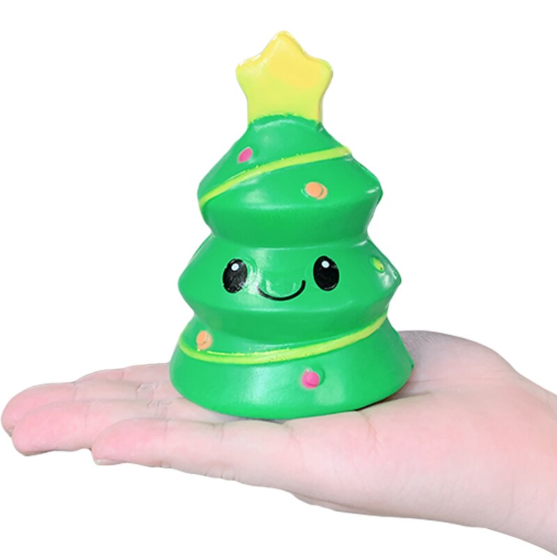 Jumbo Kerstboom Squishy Langzaam Stijgende Simulatie Brood Zoete Geurende Anti Stress Zachte Squeeze Speelgoed voor Kid Fun Xmas speelgoed