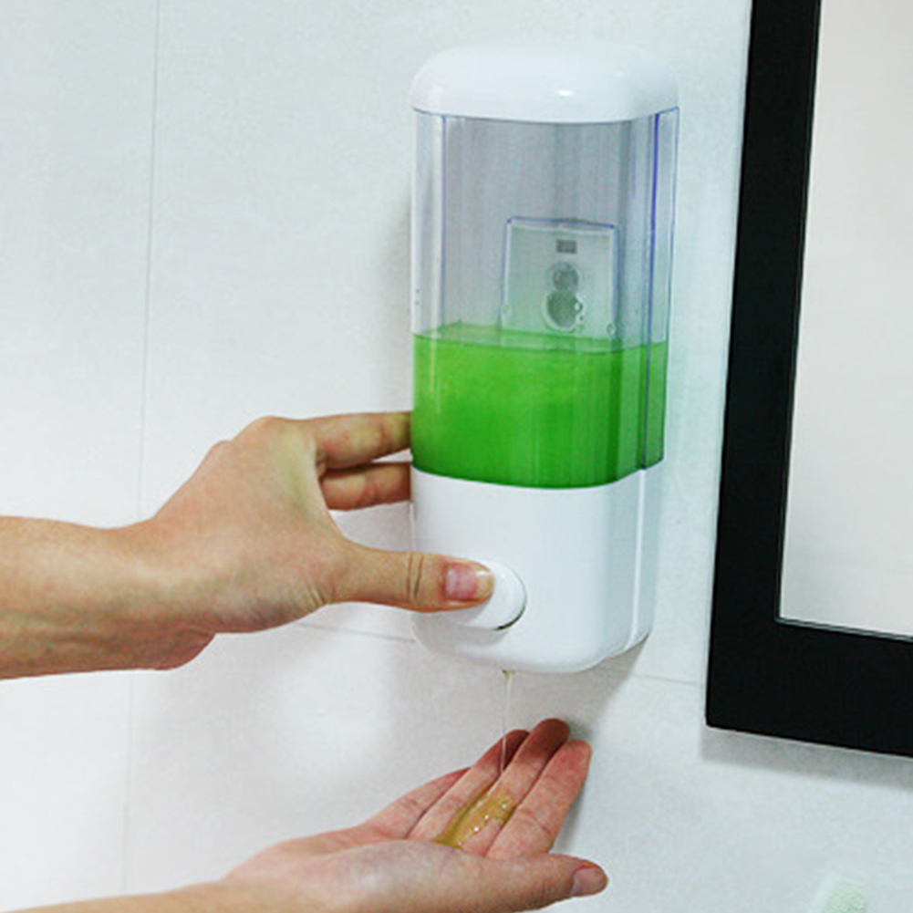 500ML/1000ML Soap Dispenser Liquid Hand Wash Toilet Loo Bathroom Shower Gel Pump Wall Mounted