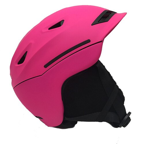 EPS + ABS-funda de cascos de esquí para hombre y mujer, gorro para casco de moto, esquí, nieve, deportes, patinaje: Rosa