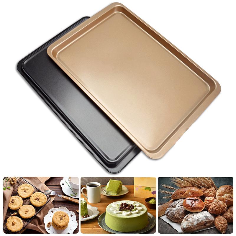 14.5 Inch Non-stick Rechthoek Bakken Pan Carbon Staal Bakplaat Oven Lade Voor Biscuit Pie Pizza Gebraden Muffin brood Bakvormen