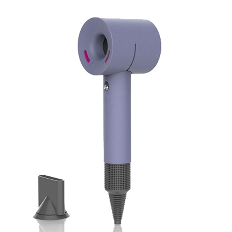 Zachte siliconen beschermhoes voor de dyson supersonic föhn ,360, volledige bescherming, oplaadhoes voor de dyson blower, beschermhoes: Paars