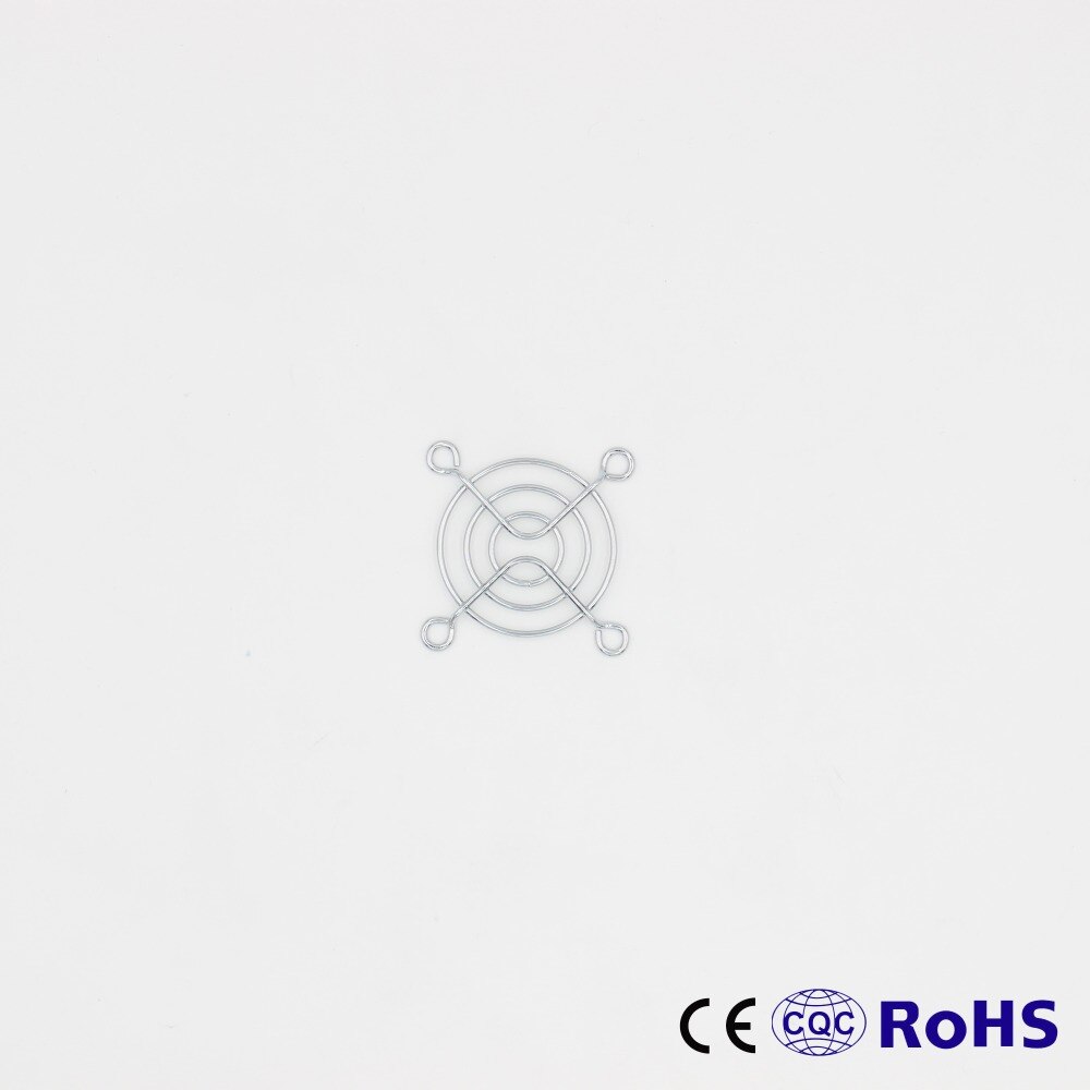 50mm 5015 5025 Axial Cooling Fan Grill Metal Wire Finger Guards Silver Tone fan guard