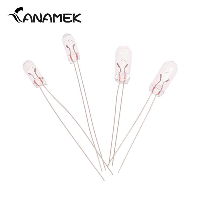 20 teile/los Miniatur 3/4mm 6V 12V Lampe Glühbirne Edison Glühlampen Filament Reis Miniatur Lampe