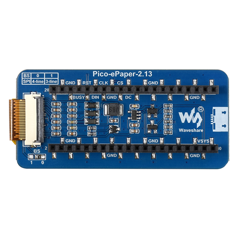 2.13 Inch E-Ink Display for Raspberry Pi Pico E-Paper White/Black 250x122 SPI Screen for Pico