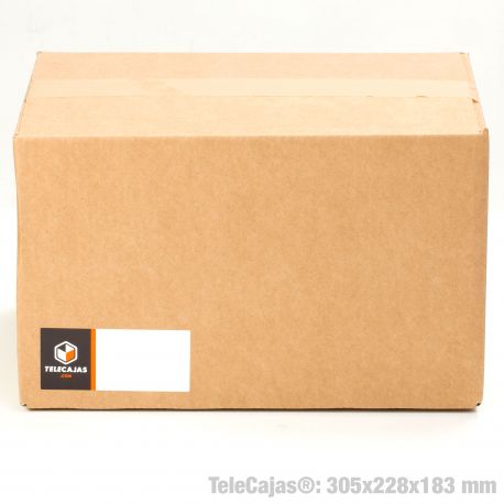 TeleCajas® | 305x228x183 mm | (30x) Caja Cartón Pequeña Envios | Pack de 30 uds.