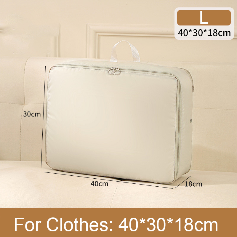 Quilt Storage Bag Bedroom Cloth Compression Bag Large Capacity Duvet Storage Bag Wardrobe Organizer Save Space Compressible Bag