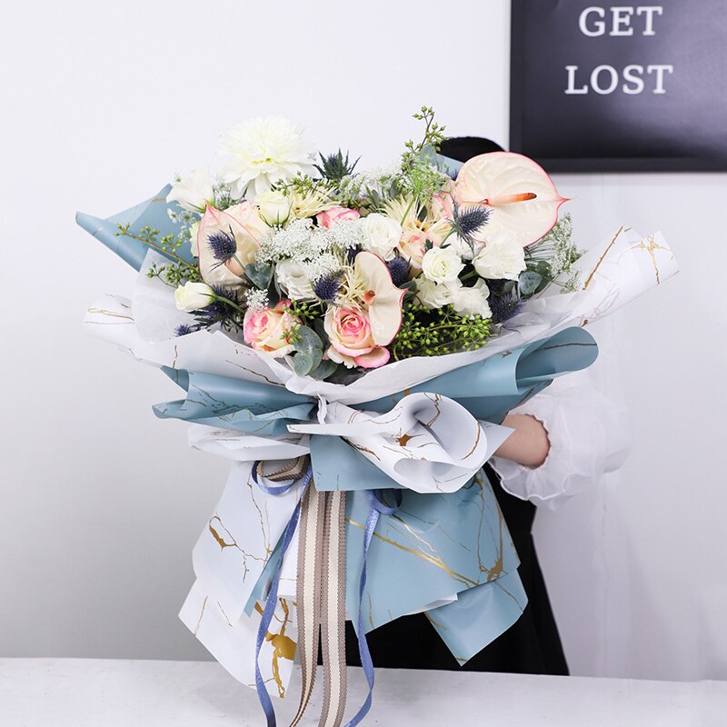 PATIKAL Carta Da Regalo Kraft Blu Navy – Rotolo 12" X 800" (66 Piedi), 70 Gsm, Versatile Per Confezioni E Arte