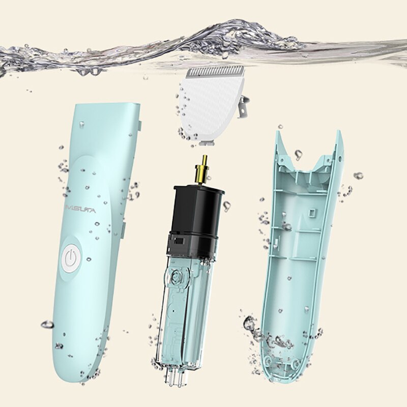 MISUTA Electric Baby Hair Clipper Kids Hair Cutter Rechargeable Waterproof Hair Trimmer DIY Children Haircut