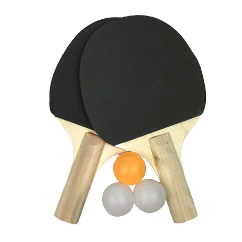 Rubber surface table tennis racket 2 shot 3 ball table Yang racket racket table set tennis tennis Muzheng G1T3