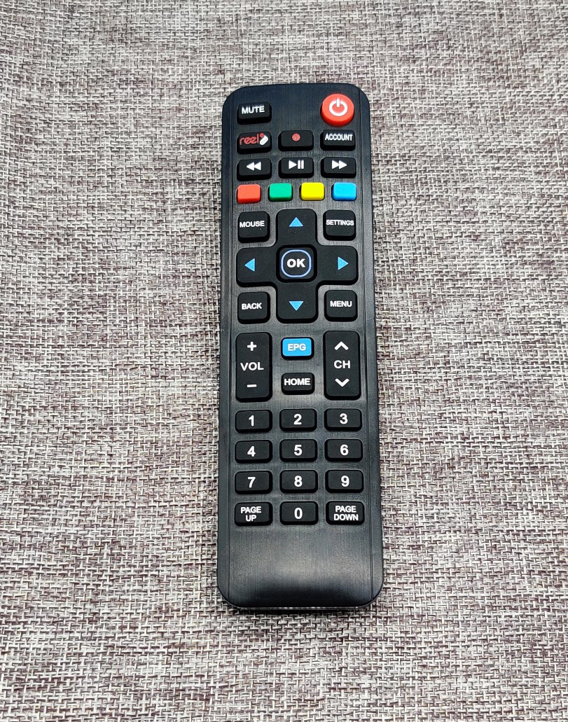 Replacement Remote Control Use for Reelplay Reel Play HD-220 / RPV3.0 TV BOX Controller