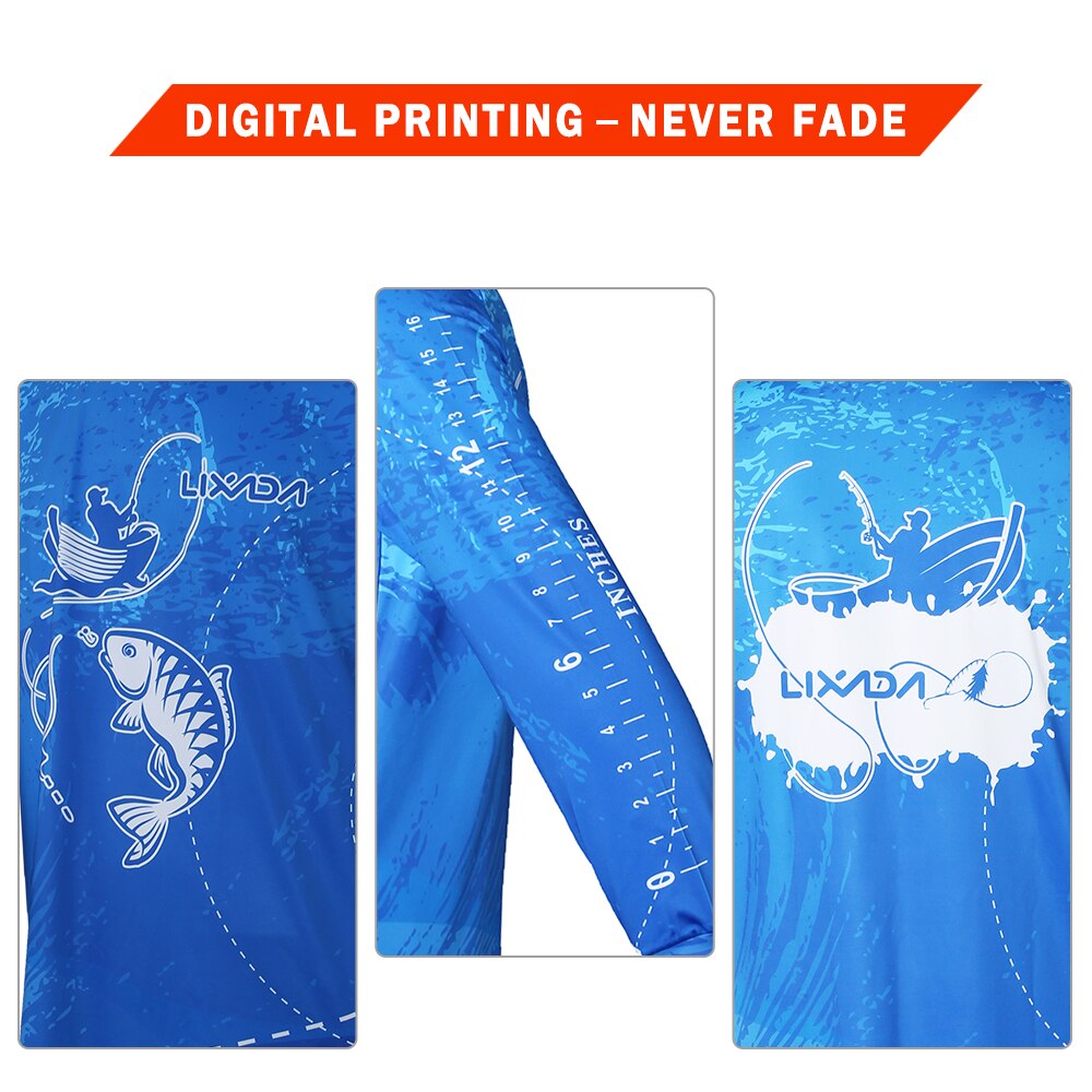 Lixada style Fishing Clothing Vests Quick-Drying Anti-UV Jacket Sports Clothes Long Sleeve Fishing Clothing