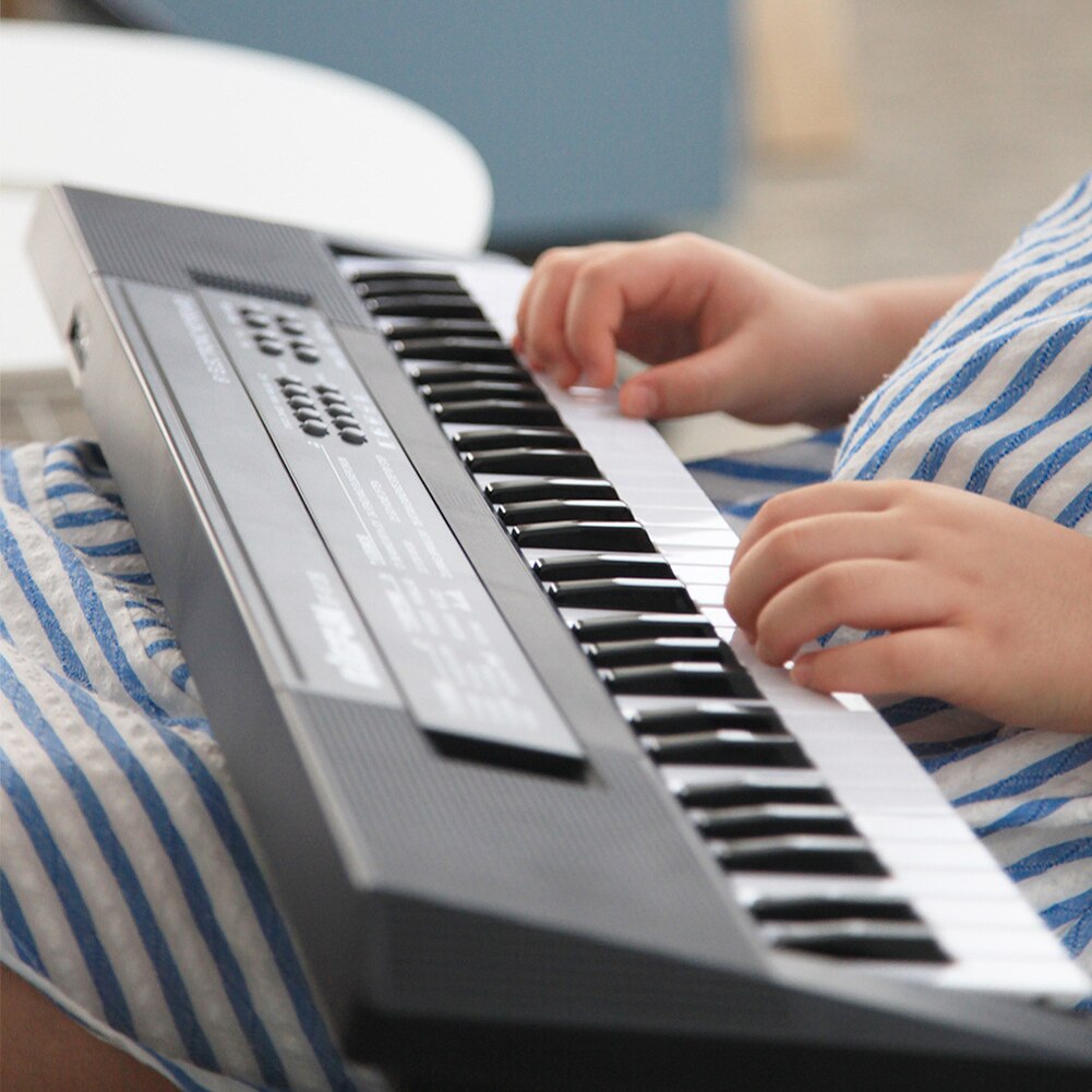 61 Keys Digital Music Electronic Keyboard Kids Multifunctional Electric Piano for Student Microphone Function Musical Instrument
