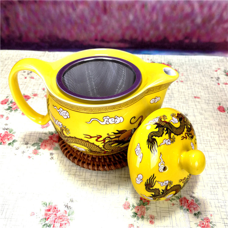 Chinese Ceramic Tea Set Kung Fu Porcelain Tea Cup Pot Set Dragon Teapot Teacup Kungfu Teaset Puer Oolong Tea Ceremony Teaware