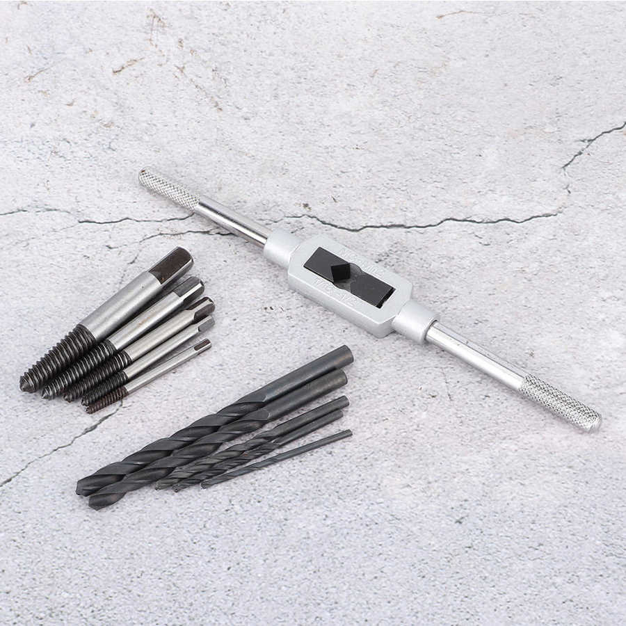 11Pcs/Set Damaged Screw Extractor Drill Bit Kit Bolt Stud Fastener Auto Tool Set Broken Bolt Remover Car Accessories