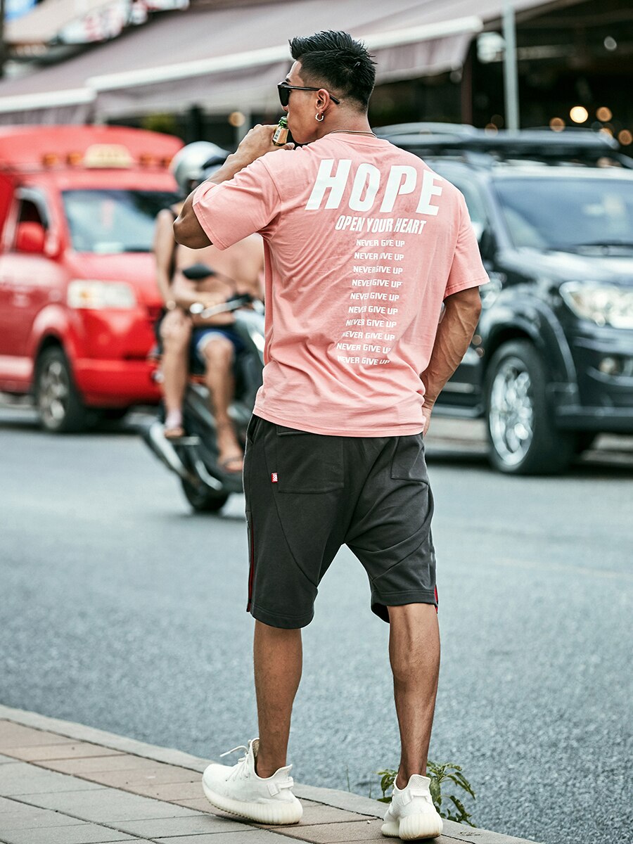 Muscle dog popular logo summer baggy pants running basketball exercise fitness training exercise five minutes pants shorts men