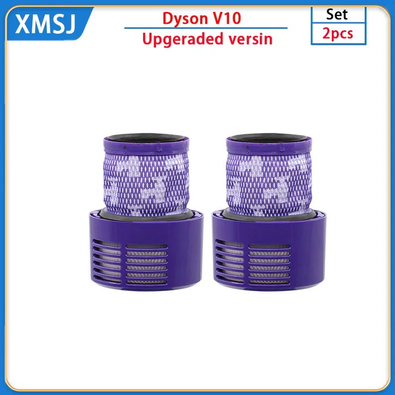 For Dyson V10 Filter Hepa Accessories Robot vacuum cleaner SV12 washable filter Replacement cleaning Spare Parts: Light Grey
