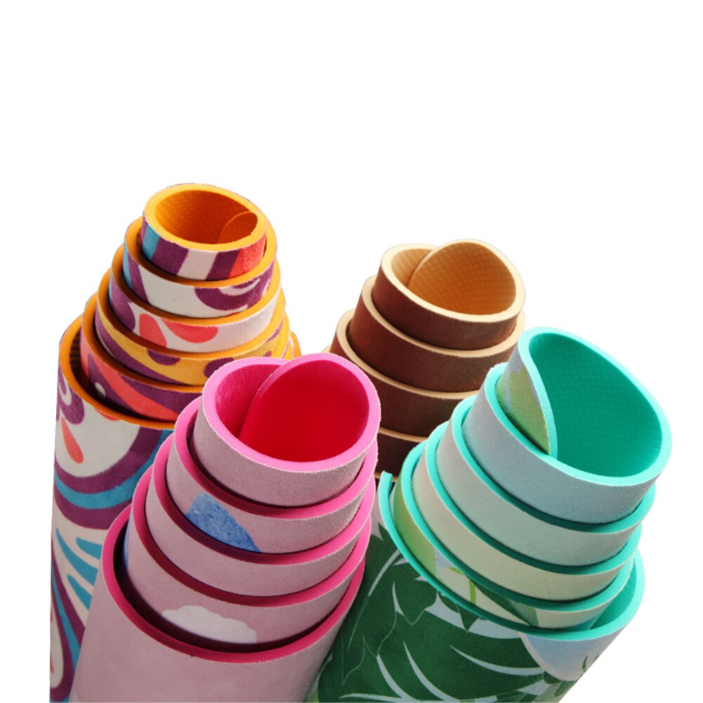 Yoga Mat - 183x61cm - 7mm Thick - TPE Non-Slip Fitness Pilates Pad