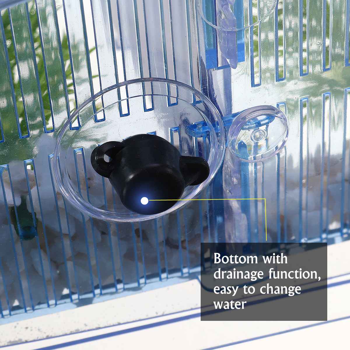 Clear Fish Tank Breeding Hatchery House Incubator Aquarium Transparent Breeder Isolation Hanging Box Reptile Turtle Cage