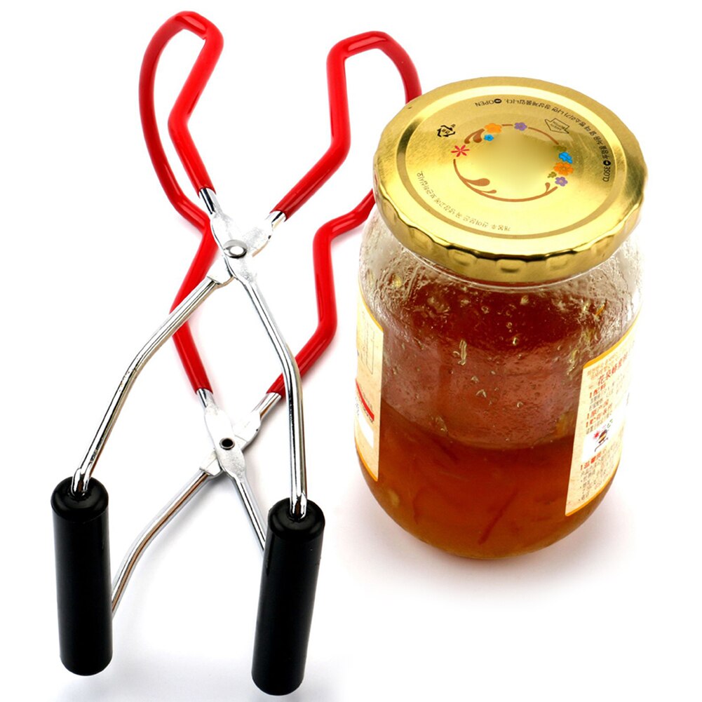 Blikken pot tang roestvrij staal anti-verbranding handvat lifter voedingsfles anti-val clip klem
