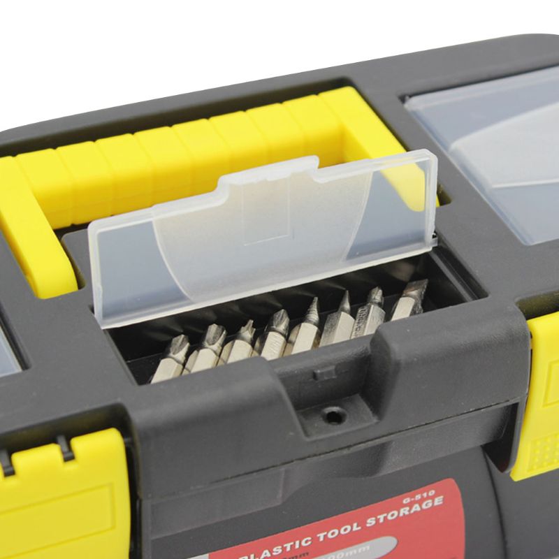 Multi-Function Toolbox Home Vehicle Maintenance Hand-Held Art Portable Hardware Storage Box Repair Tool Box Case