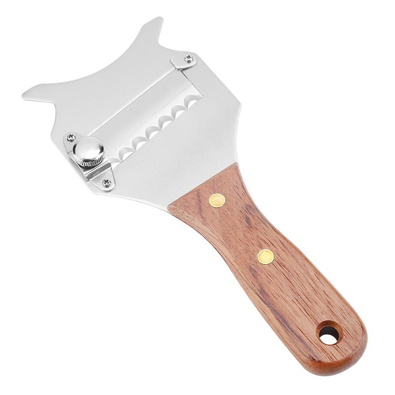 Chocolate Shaver Stainless Steel Sharp Truffle Cheese Slicer Chocolate Shaver Wavy Blade Dessert Kitchen Cheese Butter Cutter