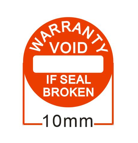 500pcs/lot Warranty sealing label sticker void if seal broken fragile label: G