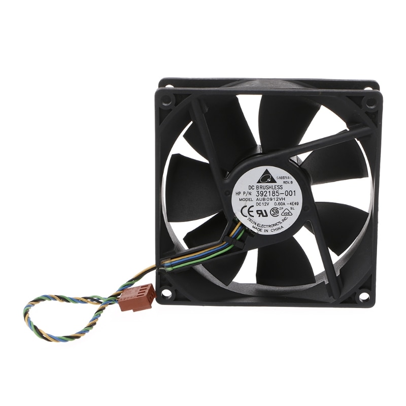 Top 90*90*25mm 9025 DC 12V 0.6A 4-Pin PWM Computer Cooling Fan For Delta AUB0912VH JUN-7B