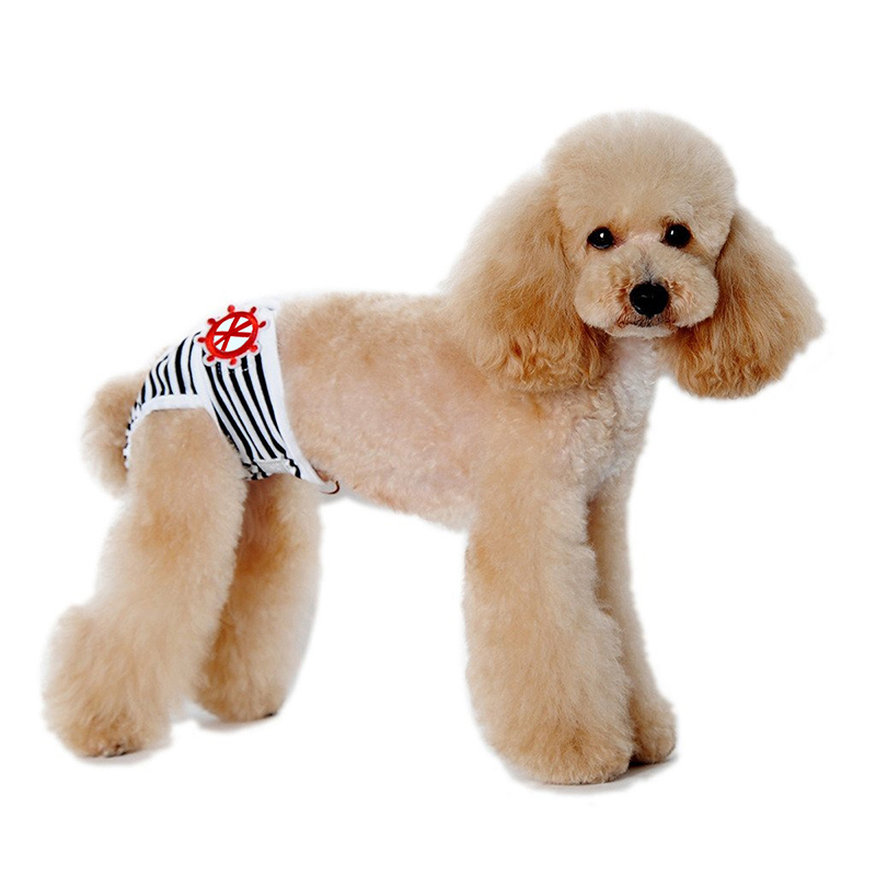 Herbruikbare Hond Luiers Ademend Katoen Puppy Buik Bands Verstelbare Klittenband Sanitaire Panty Voor Pet Hond Kat shorts