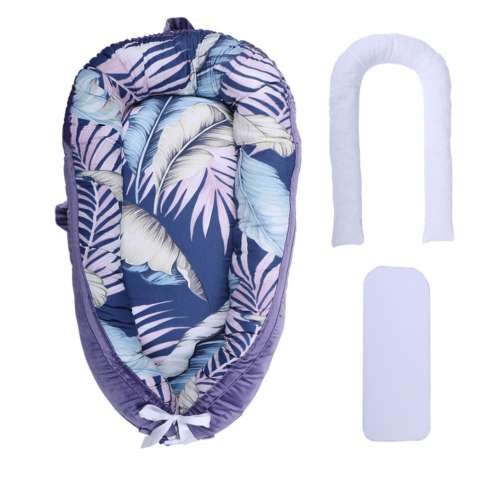 American Cotton Baby Nest Portable Removable and Washable Baby Cot Bionic Bed of Uterus Baby Crib Kids Bed 80*50cm: BY-3020