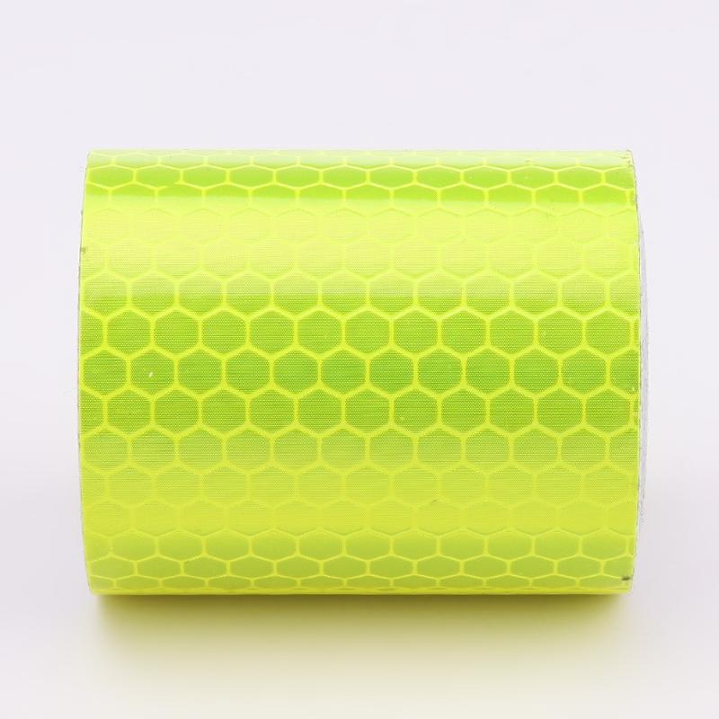 Car Reflective Tape Decoration Stickers Car Warning Safety Reflection Tape Film Auto Reflector Sticker on Car Styling 5cm*300cm: YELLOW
