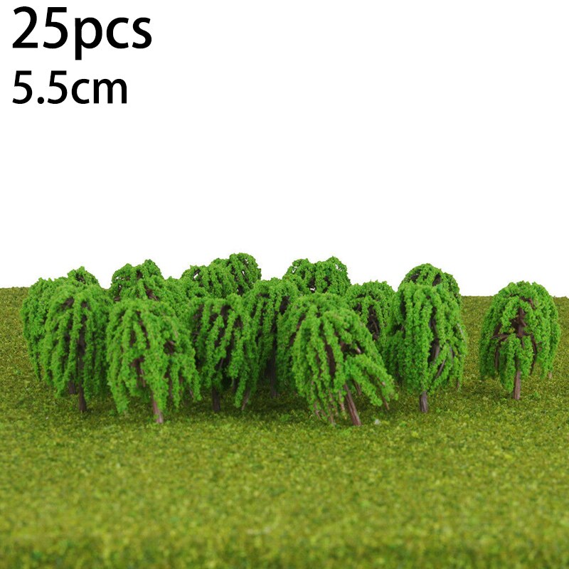 Display Model Tree Kitchen Decoration Plastic Resin Green 3D Landscape