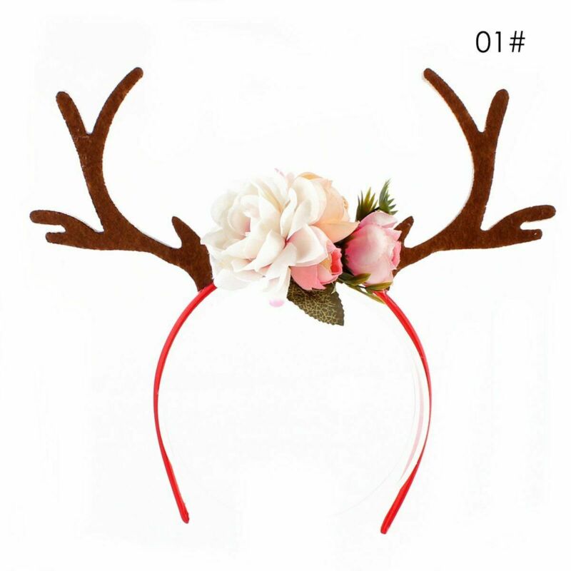 rentier Geweih Stirnband Weihnachten und Ostern Party DIY Frauen Girs Kind Weihnachten Hirsch Kostüm Ohr Party Haarband