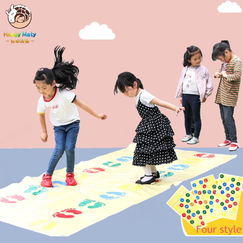 Kids Outdoor School Jumping Carpet Games Activity Kindergarten Equipment Early Educational Mat Walk Toys Sports For Children