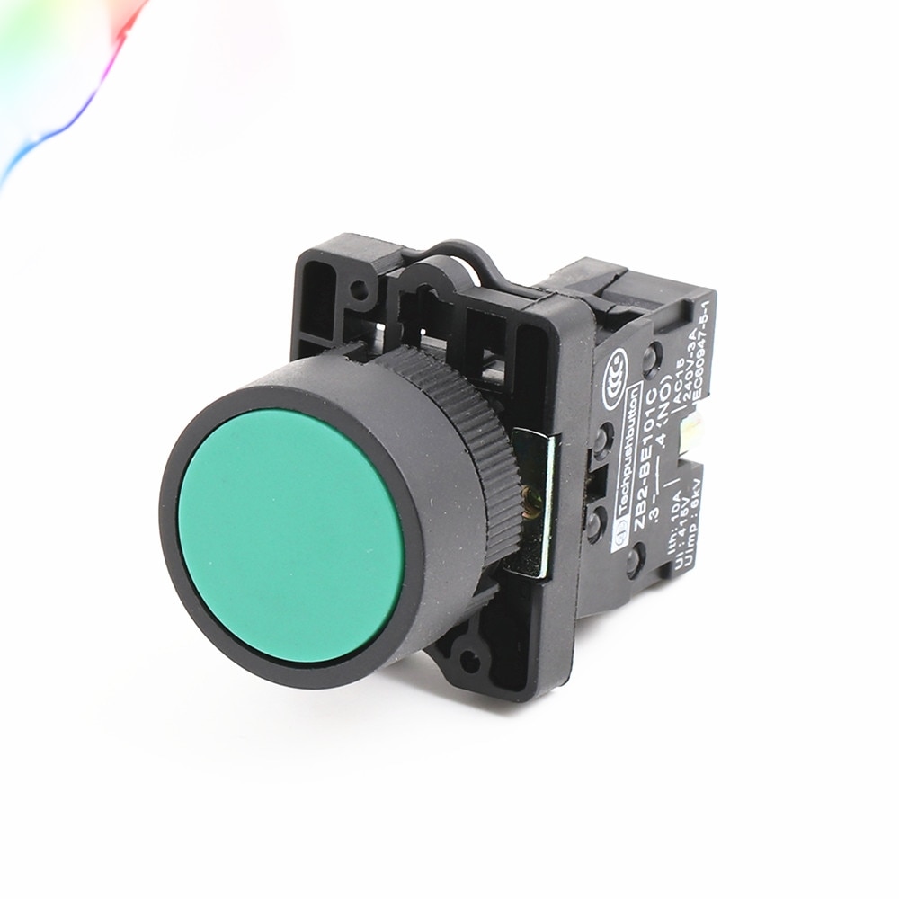 Self reset button switch 22mm start stop button XB2 flat touch switch button