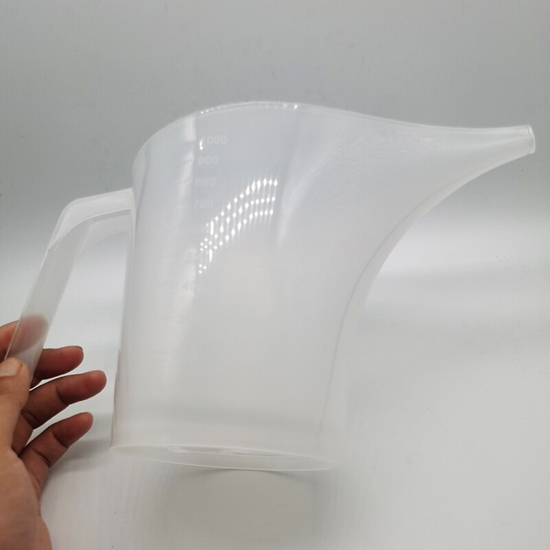 1Pcs 1000ML Tip Mouth Plastic Measuring Jug Cup Kitchen Supplies With Graduated PP Liquid Measure Container White Baking Tools