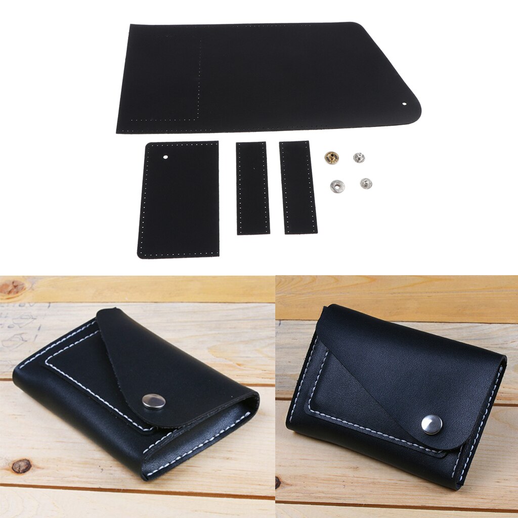 Leather Card Bag Making Kits Handmade ID Card Bag DIY Leathercraft Supplies