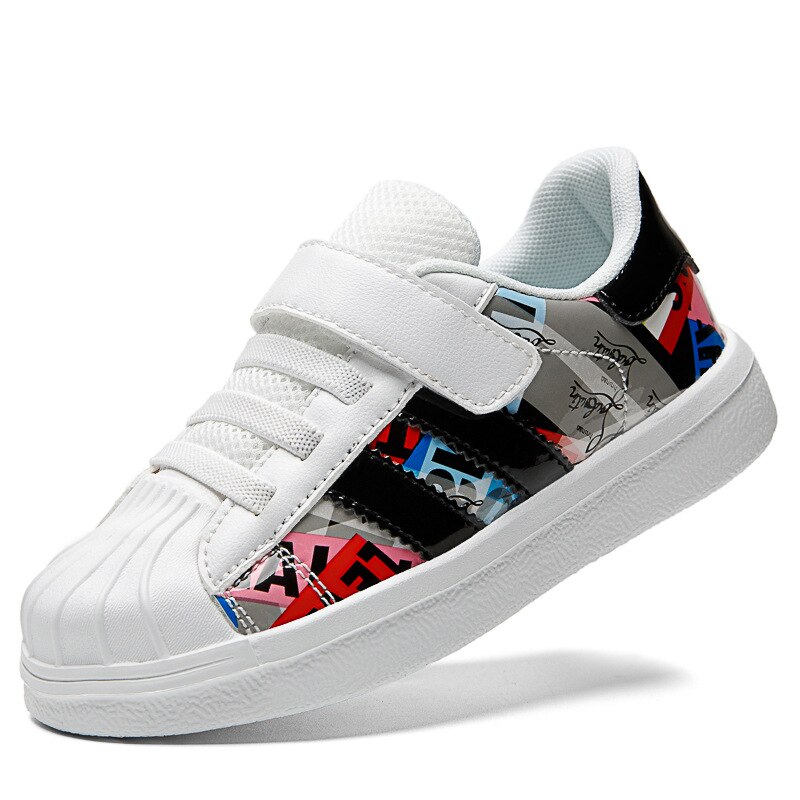 Casual Children Sneakers Kids Shoes Boys Flats Soft Comfortable Non-Slip Classic White Trainers Zapatillas Niño