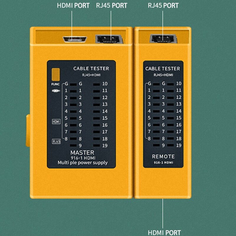 HDMI hoch-Definition Digital Kabel Tester Tragbare RJ45 Kabel Tester Tracker