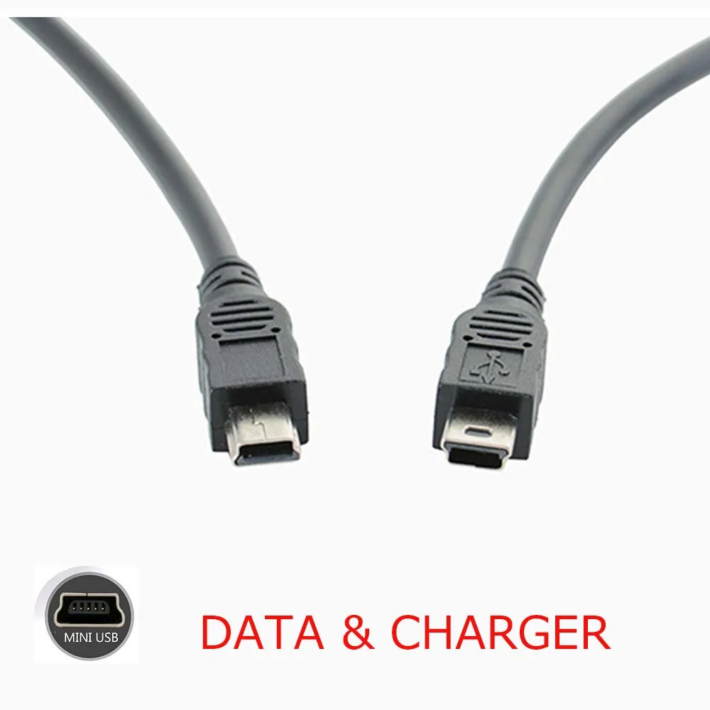 50Cm 5pin Mini Usb Mannelijk Naar Mini B Mannelijk M/M Verlengstuk Data Kabel Snoer Data & Charge