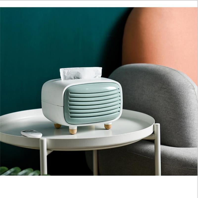 Radio Tissue Box Plastic Living Room Chic Paper Towel Storage Box Hotel Restaurant Home Decoration Supplies