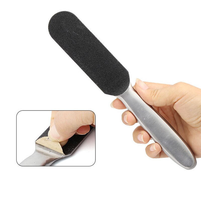 Stainless Dead Skin Pedicure Foot-Rasp File Replace Sanding-Cloth Files For Pedicure Feet-Care Remover Metal-Handle Fedicure