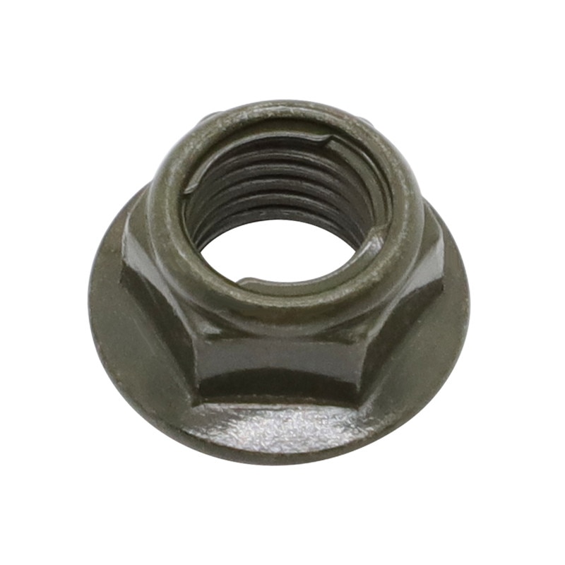 20X 10X M10 Stainless Steel Hex Flange Nylon Insert Lock Nut Self-locking Nylock Locknut For Polaris RZR Sportsman Scrambler ATV