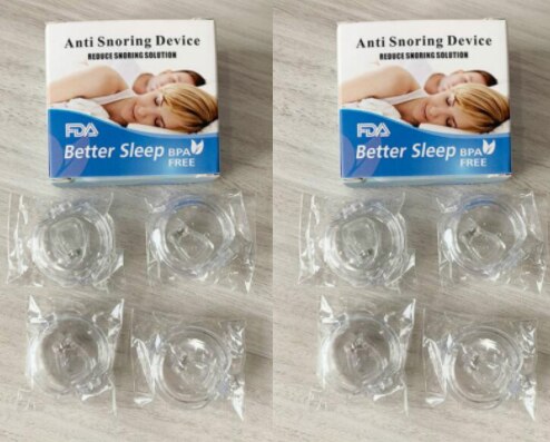 8 Stuks Siliconen Neus Clip Magnetische Anti Snore Stopper Snurken Stille Slaap Steun Apparaat Guard Night Anti Snurken Apparaat Gezondheid zorg: 06