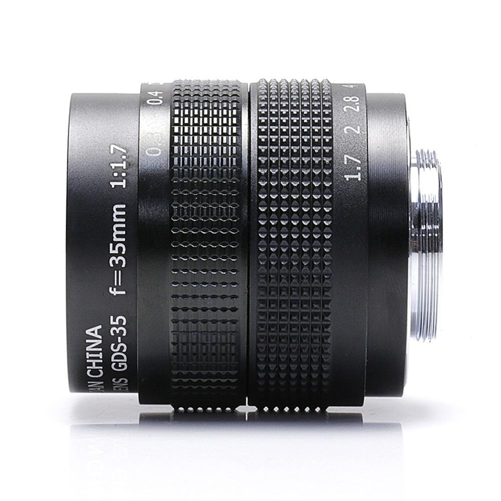 Fujian – objectif CCTV 35mm f/1.7 APS-C + bague d&#39;adaptation + 2 anneaux Macro pour NEX FX M4/3 NIKON1 EOSM caméra sans miroir