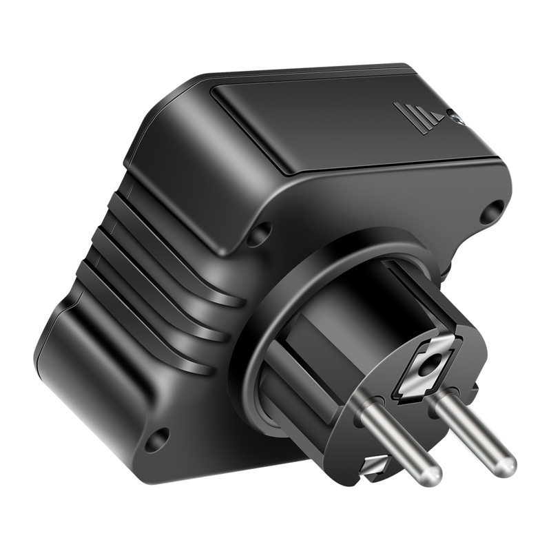 Compact Outlet Tester Voltage Detector Socket Tester Circuit Analyzer Wall Plug Leakage Tester Electricity Line Fault