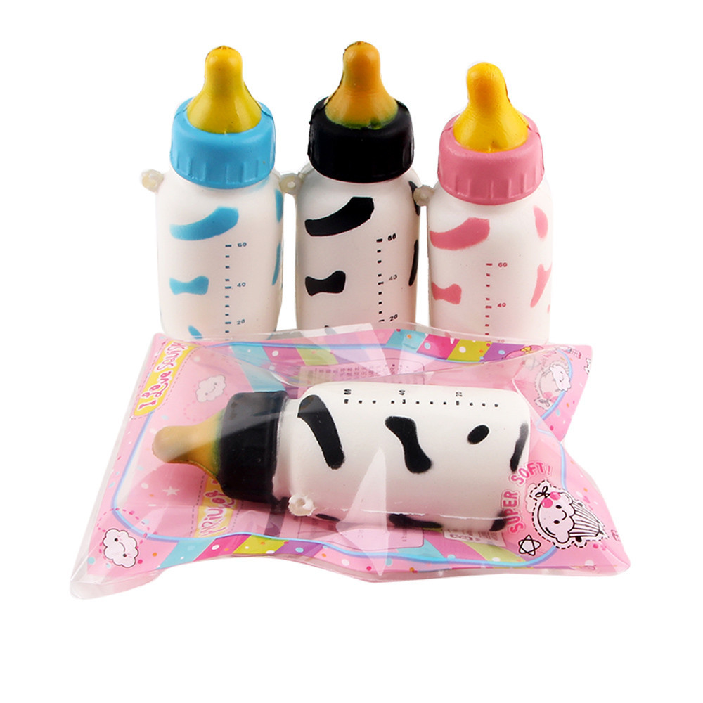 Squishy Jumbo Stress Stretch Zachte Yoghurt Fles Geurende squishes langzaam stijgende Speelgoed antistress squish jumbo squishies A1