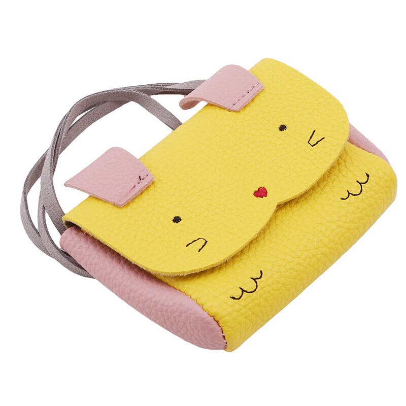 Girls PU Coin Purse Bag Wallet Kids Rabbit One Shoulder Bags Small Coin Purse Change Wallet Kids Bag