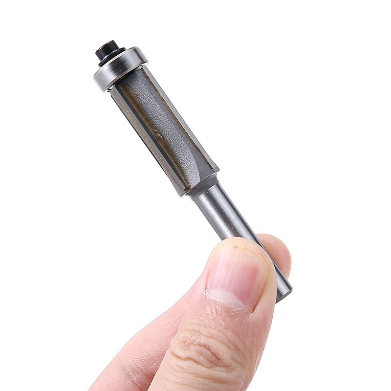 1PC 8mm Shank 4 Teeth Flush Trim Pattern Router Cutter Bit Bearing Woodworking Cutter Tool