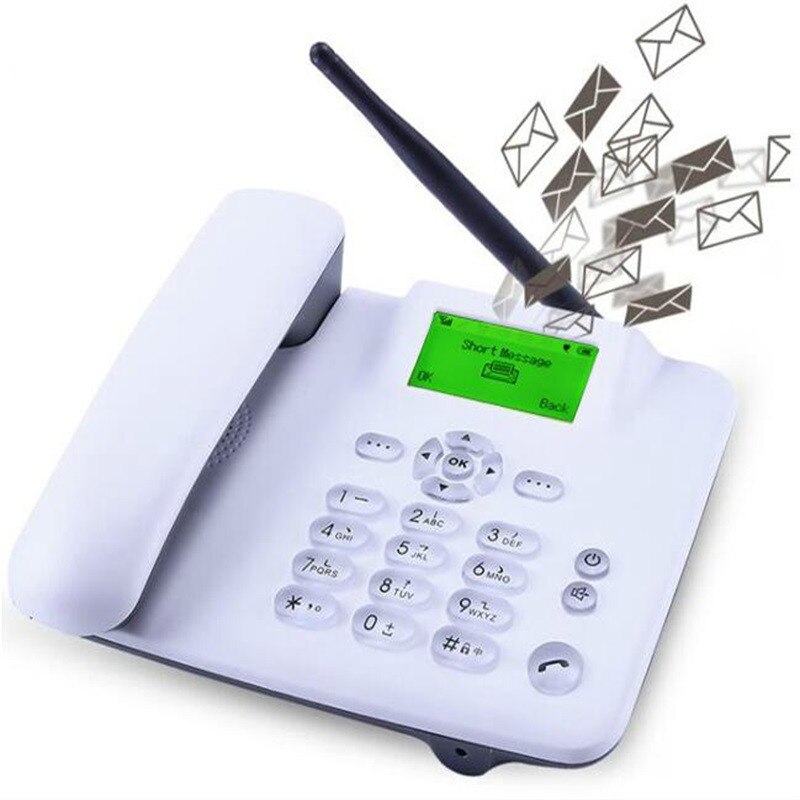 Cordless Phone For The Elderly GSM Support SIM Card Fixed Black White Landline Phone Fixed Wireless Telephone home office house